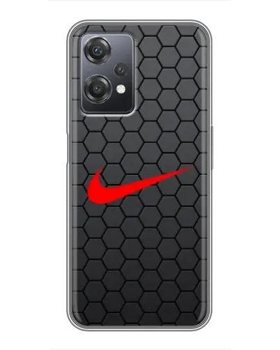 Чехол для OnePlus Nord CE 2 (5G) (IV2201) с картинкой «Nike — карбоновая сетка»