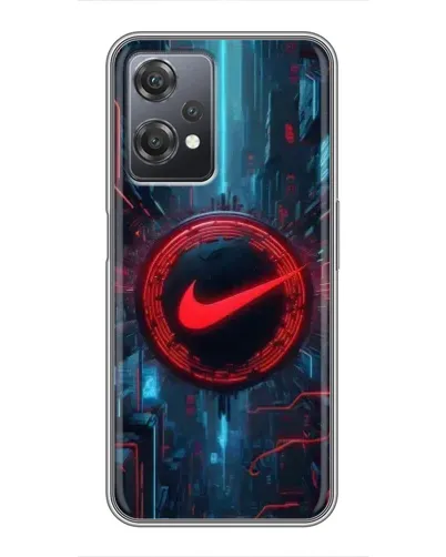 Чехол для OnePlus Nord CE 2 (5G) (IV2201) с картинкой «Техногенный стиль Nike»