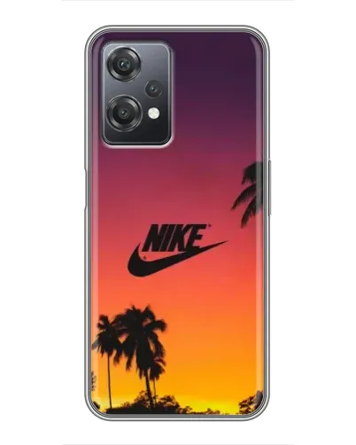 Чехол для OnePlus Nord CE 2 (5G) (IV2201) с картинкой «Nike на закате солнца»