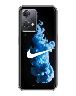 Чехол для OnePlus Nord CE 2 (5G) (IV2201) с картинкой «Nike и синий дым»
