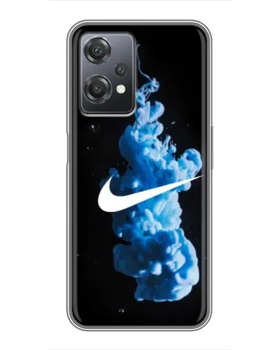Чехол для OnePlus Nord CE 2 (5G) (IV2201) с картинкой «Nike и синий дым»