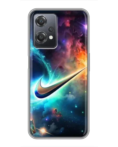Чехол для OnePlus Nord CE 2 (5G) (IV2201) с картинкой «Космический Nike Swoosh»