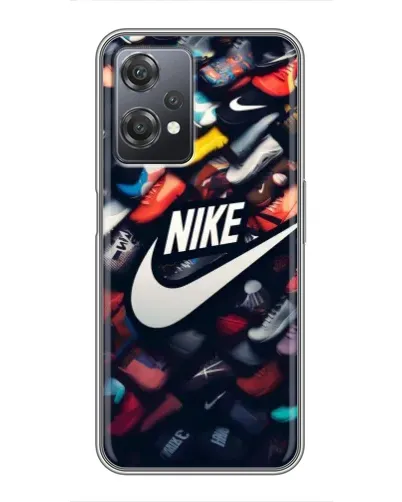Чехол для OnePlus Nord CE 2 (5G) (IV2201) с картинкой «Коллекция кроссовок Nike»