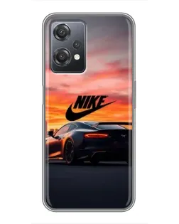 Чехол для OnePlus Nord CE 2 (5G) (IV2201) с картинкой «Nike и суперкар»