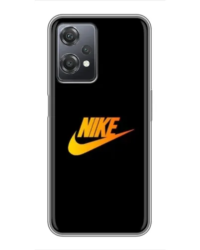 Чехол для OnePlus Nord CE 2 (5G) (IV2201) с картинкой «Золотой логотип Nike»