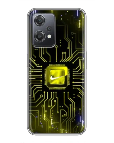 Чехол для OnePlus Nord CE 2 (5G) (IV2201) с картинкой «Nike — золотая искра»