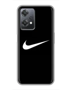 Чехол для OnePlus Nord CE 2 (5G) (IV2201) с картинкой «Минималистический Найк»