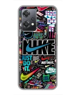 Чехол для OnePlus Nord CE 2 (5G) (IV2201) с картинкой «Яркий коллаж Nike»