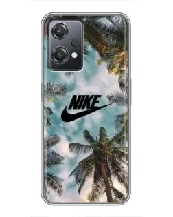 Чехол для OnePlus Nord CE 2 (5G) (IV2201) с картинкой «Тропический принт Nike»