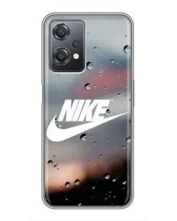 Чехол для OnePlus Nord CE 2 (5G) (IV2201) с картинкой «Nike в стиле ретро»