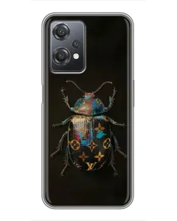 Чехол для OnePlus Nord CE 2 (5G) (IV2201) с картинкой «LV — мраморный принт»