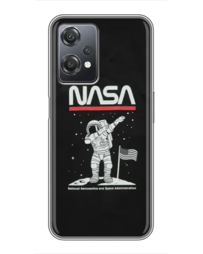 Чехол для OnePlus Nord CE 2 (5G) (IV2201) с картинкой «NASA — шагаем по Луне»