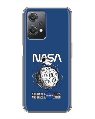 Чехол для OnePlus Nord CE 2 (5G) (IV2201) с картинкой «NASA — лунная миссия»