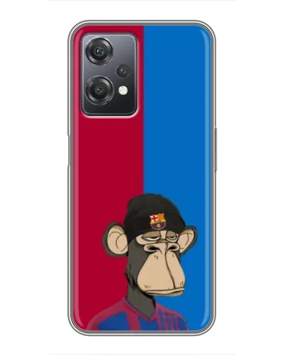 Чехол для OnePlus Nord CE 2 (5G) (IV2201) с картинкой «Bored Ape — фанат Барсы»
