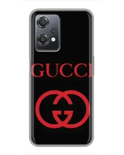 Чехол для OnePlus Nord CE 2 (5G) (IV2201) с картинкой «Gucci — красный логотип»