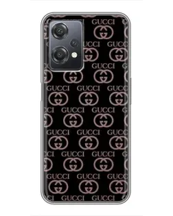 Чехол для OnePlus Nord CE 2 (5G) (IV2201) с картинкой «Классическая монограмма Gucci»