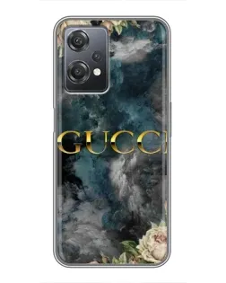 Чехол для OnePlus Nord CE 2 (5G) (IV2201) с картинкой «Абстрактные цветы Gucci»