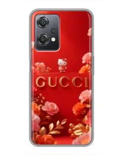 Чехол для OnePlus Nord CE 2 (5G) (IV2201) с картинкой «Gucci — золотой сад»