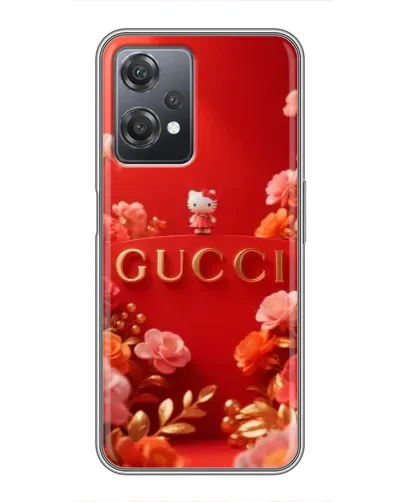 Чехол для OnePlus Nord CE 2 (5G) (IV2201) с картинкой «Gucci — золотой сад»
