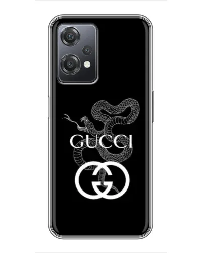 Чехол для OnePlus Nord CE 2 (5G) (IV2201) с картинкой «Gucci — серебряная змея»