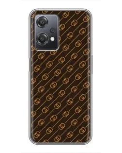 Чехол для OnePlus Nord CE 2 (5G) (IV2201) с картинкой «Gucci — золотые диагонали»