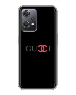 Чехол для OnePlus Nord CE 2 (5G) (IV2201) с картинкой «Gucci — красный градиент»