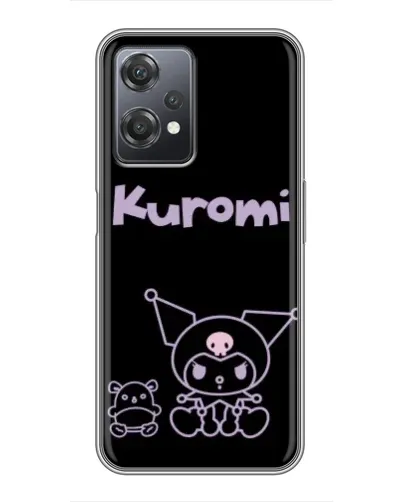 Чехол для OnePlus Nord CE 2 (5G) (IV2201) с картинкой «Kuromi — черный минимализм»