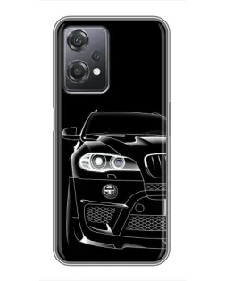 Чехол для OnePlus Nord CE 2 (5G) (IV2201) с картинкой «Темный силуэт BMW»