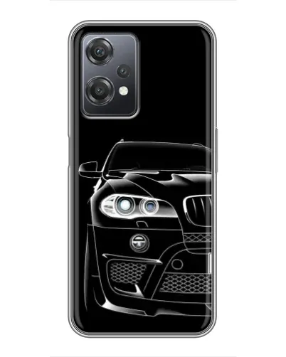 Чехол для OnePlus Nord CE 2 (5G) (IV2201) с картинкой «Темный силуэт BMW»