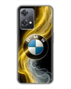 Чехол для OnePlus Nord CE 2 (5G) (IV2201) с картинкой «Золотистый дым BMW»