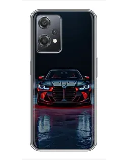 Чехол для OnePlus Nord CE 2 (5G) (IV2201) с картинкой «BMW на мокрой дороге»