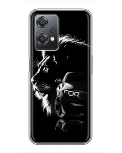 Чехол для OnePlus Nord CE 2 (5G) (IV2201) с картинкой «BMW и лев»