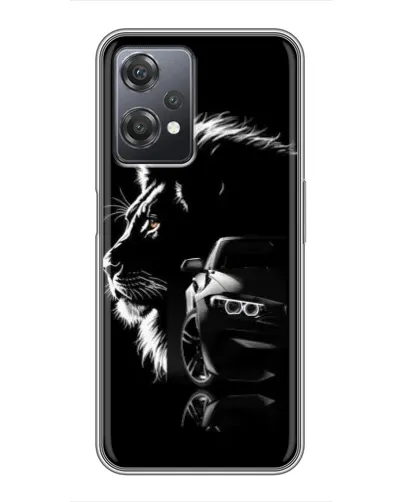 Чехол для OnePlus Nord CE 2 (5G) (IV2201) с картинкой «BMW и лев»