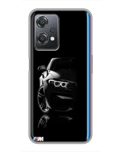 Чехол для OnePlus Nord CE 2 (5G) (IV2201) с картинкой «Силуэт BMW в темноте»
