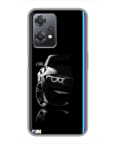 Чехол для OnePlus Nord CE 2 (5G) (IV2201) с картинкой «Силуэт BMW в темноте»