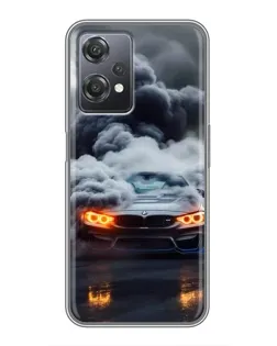 Чехол для OnePlus Nord CE 2 (5G) (IV2201) с картинкой «BMW в дыму»