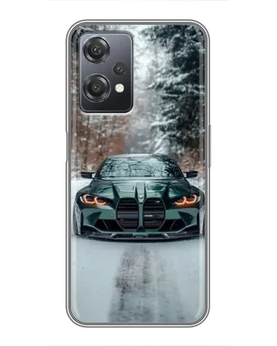 Чехол для OnePlus Nord CE 2 (5G) (IV2201) с картинкой «BMW в зимнем лесу»