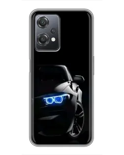 Чехол для OnePlus Nord CE 2 (5G) (IV2201) с картинкой «BMW — ночной взгляд»