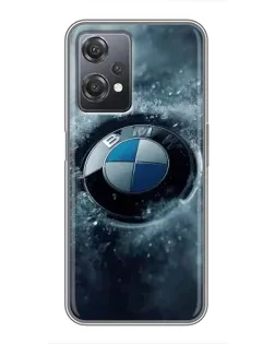 Чехол для OnePlus Nord CE 2 (5G) (IV2201) с картинкой «Логотип BMW — лед»