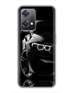Чехол для OnePlus Nord CE 2 (5G) (IV2201) с картинкой «Черная BMW — профиль»
