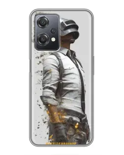 Чехол для OnePlus Nord CE 2 (5G) (IV2201) с картинкой «PUBG — боец в пыли»