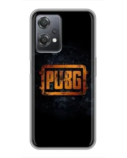Чехол для OnePlus Nord CE 2 (5G) (IV2201) с картинкой «PUBG — золотой логотип»