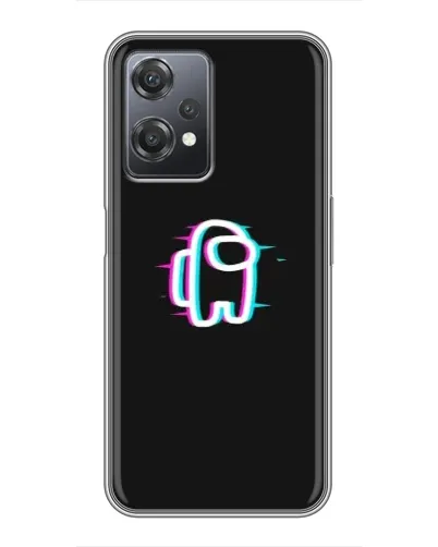 Чехол для OnePlus Nord CE 2 (5G) (IV2201) с картинкой «Among Us неон»