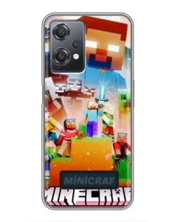 Чехол для OnePlus Nord CE 2 (5G) (IV2201) с картинкой «Minecraft герои игры»