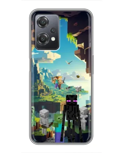 Чехол для OnePlus Nord CE 2 (5G) (IV2201) с картинкой «Эндермен в лесу» Чехол для OnePlus Nord CE 2 (5G) (IV2201) с картинкой «Эндермен в лесу»