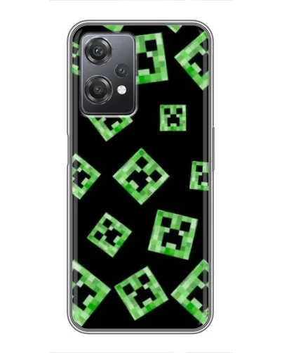 Чехол для OnePlus Nord CE 2 (5G) (IV2201) с картинкой «Паттерн с криперами» Чехол для OnePlus Nord CE 2 (5G) (IV2201) с картинкой «Паттерн с криперами»