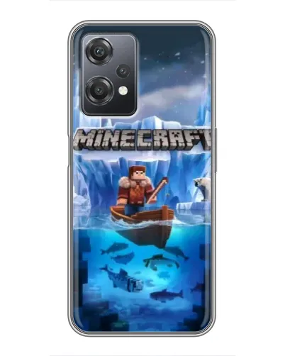 Чехол для OnePlus Nord CE 2 (5G) (IV2201) с картинкой «Minecraft ледяной мир» Чехол для OnePlus Nord CE 2 (5G) (IV2201) с картинкой «Minecraft ледяной мир»