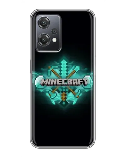 Чехол для OnePlus Nord CE 2 (5G) (IV2201) с картинкой «Minecraft Diamond лого» Чехол для OnePlus Nord CE 2 (5G) (IV2201) с картинкой «Minecraft Diamond лого»