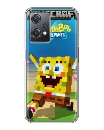 Чехол для OnePlus Nord CE 2 (5G) (IV2201) с картинкой «Губка Боб Minecraft» Чехол для OnePlus Nord CE 2 (5G) (IV2201) с картинкой «Губка Боб Minecraft»