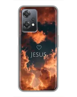 Чехол для OnePlus Nord CE 2 (5G) (IV2201) с картинкой «Сияние Имени Jesus»